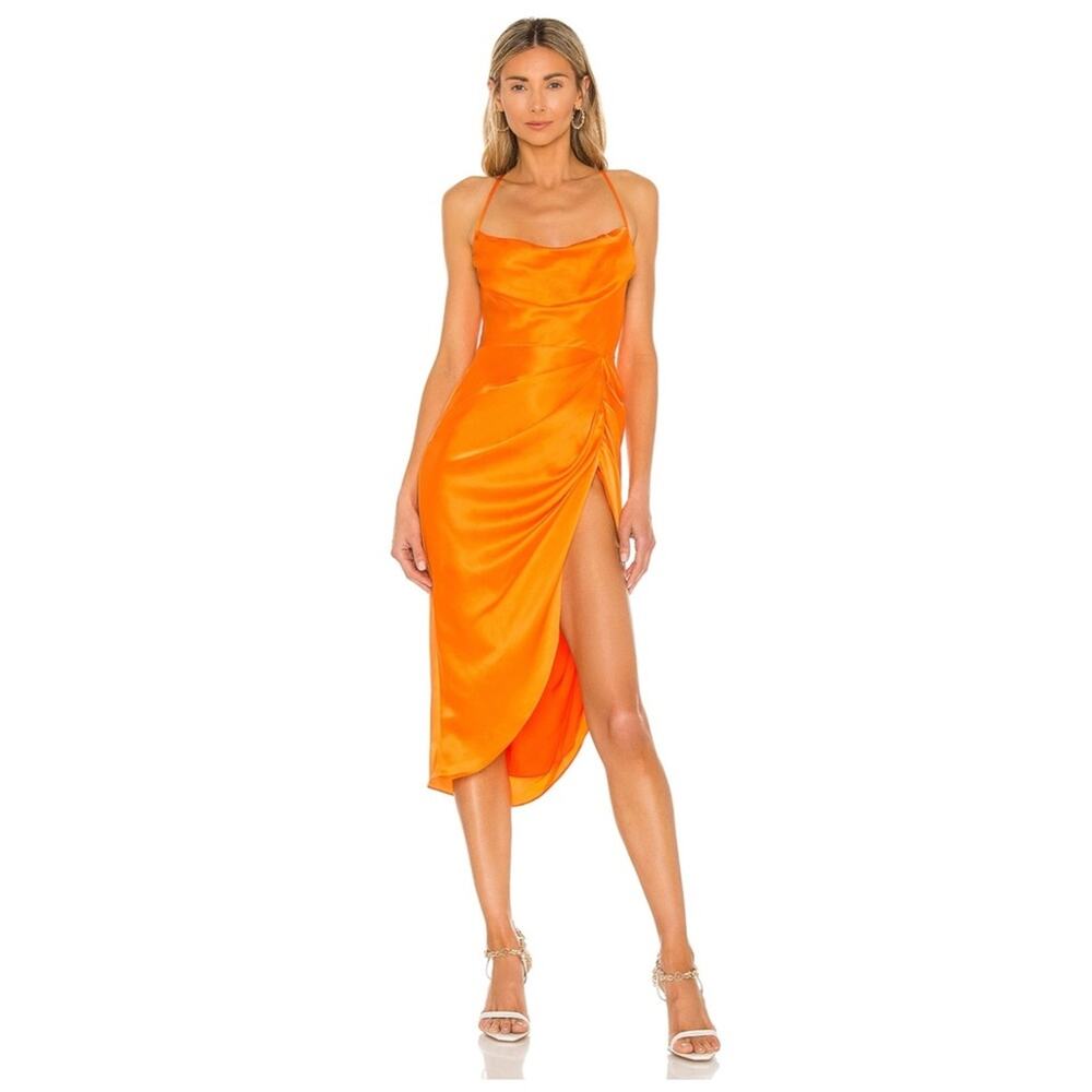 Amanda Uprichard REVOLVE NWOT Jasalina Dress in Fire Size Small